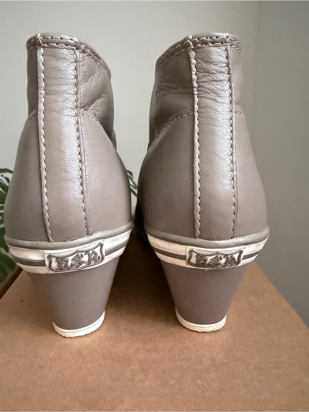 Ash Thelma Wedge High-Top Sneakers with Buckle Straps - Picture 4 of 16